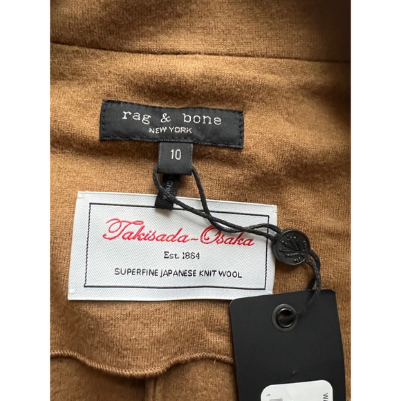 NWT Women's rag & bone Blazer, Size 10, Camel - Picture 4 of 6